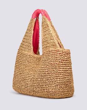 MAXI SAC EN PAILLE DE PAPIER TRESSÉE