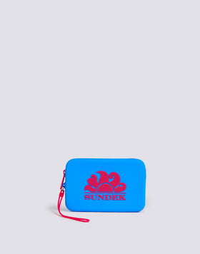 MINI BOLSO DE MANO DE GOMA CON LOGOTIPO