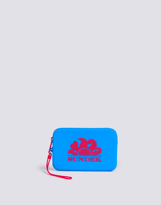 MINI POCHETTE EN CAOUTCHOUC AVEC LOGO