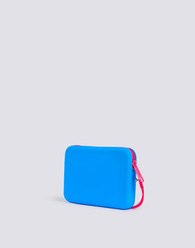 MINI BOLSO DE MANO DE GOMA CON LOGOTIPO
