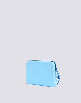 MINI RUBBER CLUTCH BAG WITH LOGO