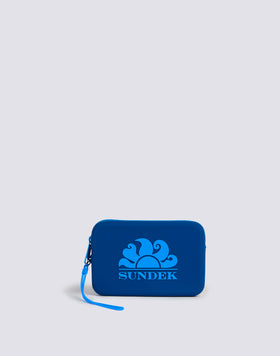 MINI BOLSO DE MANO DE GOMA CON LOGOTIPO