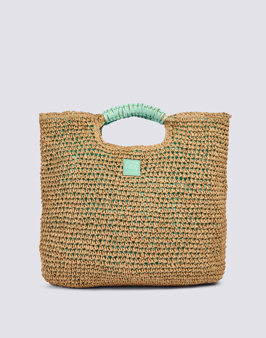 MAXI BAG IN WOVEN PAPER STRAW