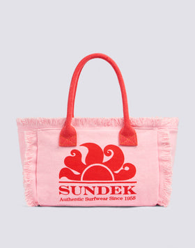 REGULAR TOTE BAG WITH STONE WASHED EFFECT