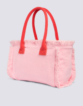 REGULAR TOTE BAG WITH STONE WASHED EFFECT