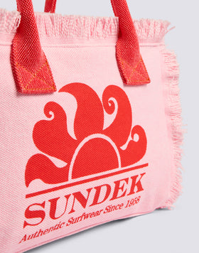 REGULAR TOTE BAG WITH STONE WASHED EFFECT