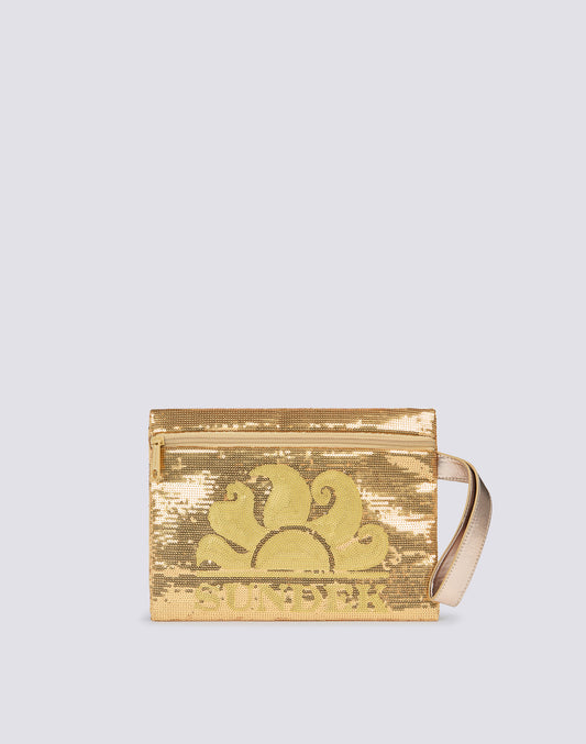 CHER - SEQUINED CLUTCH BAG