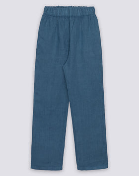 BOYS' LONG LINEN TROUSERS