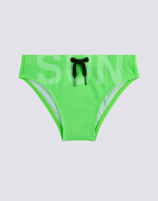 TWO-TONE BOYS' SWIM BRIEFS