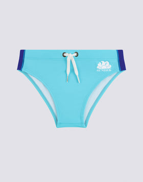 BAÑADOR PARA NIÑO CON DETALLES DE ARCOÍRIS EN LOS LADOS