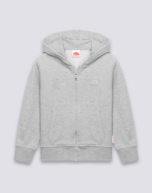 FELPA BAMBINO FULL ZIP CON CAPPUCCIO
