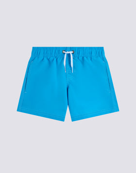 CHILDREN'S SWIM SHORTS WITH ELASTICATED WAIST ICONIC TAFFETA