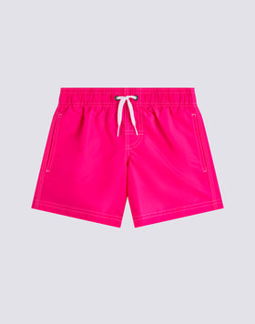CHILDREN'S SWIM SHORTS WITH ELASTICATED WAIST ICONIC TAFFETA