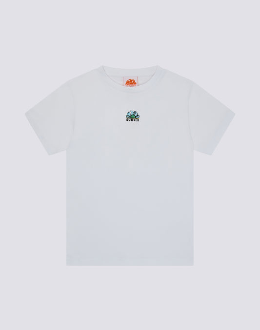 T-SHIRT BAMBINO A MANICA CORTA STAMPA JUICY STRIPES SURFBOARD