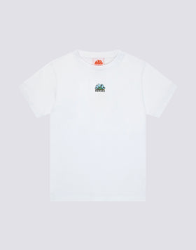 BOYS' SHORT-SLEEVED T-SHIRT WITH JUICY STRIPES SURFBOARD PRINT
