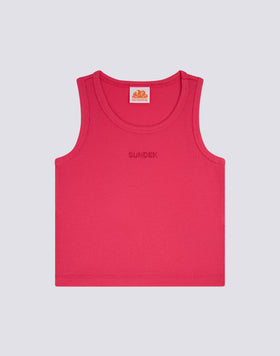 CAMISETA SIN MANGAS CROPPED PARA NIÑA