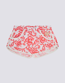 PANTALÓN CORTO DE MAR MARGATE PARA NIÑA CON ESTAMPADO HIBISCUS SK23