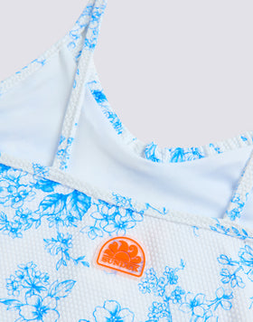 BAÑADOR DE UNA PIEZA PARA NIÑA CON ESTAMPADO ROSE DE JOIE