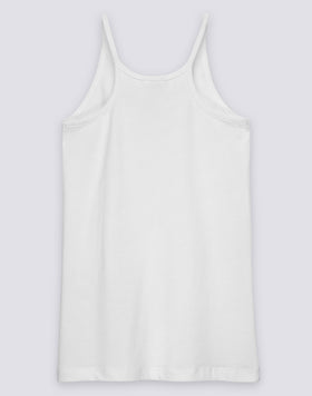VESTIDO SIN MANGAS PARA NIÑA CON LOGOTIPO