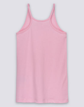 VESTIDO SIN MANGAS PARA NIÑA CON LOGOTIPO