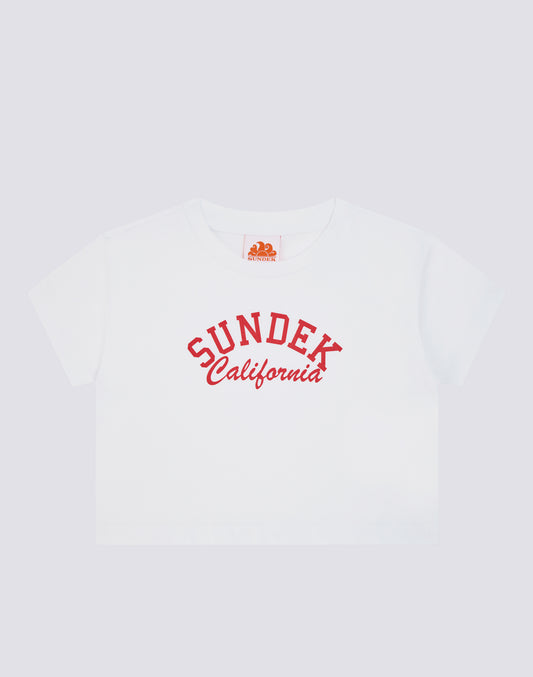 CAMISETA CORTA MINI DE ESTILO VINTAGE