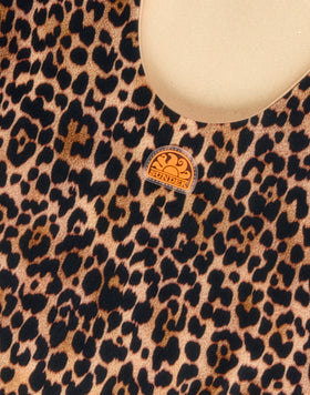 LEOPARD PRINT GIRLS' ONE-PIECE SWIMSUIT