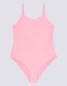 CHILDREN'S TERRY CLOTH ONE-PIECE SWIMSUIT