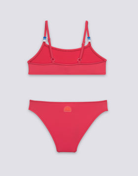 BIKINI POUR FILLE AVEC HAUT RÉGLABLE ET SLIP FIXE