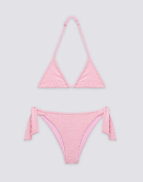 MINI BIKINI DE TEJIDO DE RIZO JACQUARD CON MOTIVO SK23