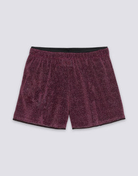 PANTALONES CORTO ELÁSTICOS DE NIÑA EN LUREX