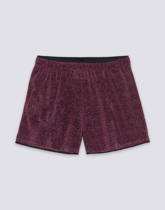 PANTALONES CORTO ELÁSTICOS DE NIÑA EN LUREX