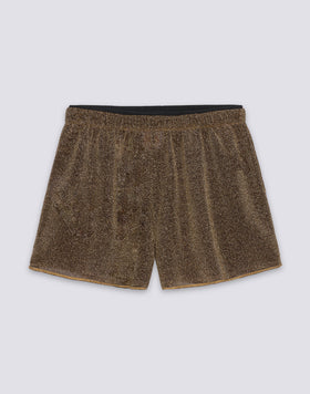 PANTALONES CORTO ELÁSTICOS DE NIÑA EN LUREX