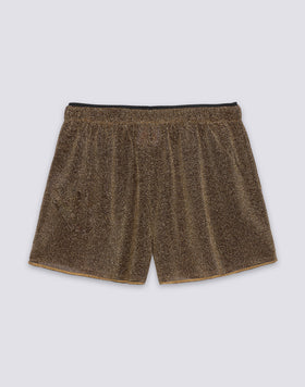PANTALONES CORTO ELÁSTICOS DE NIÑA EN LUREX