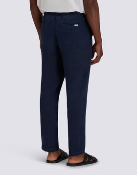 PANTALONES DE LINO CON CINTURA ELÁSTICA PARA HOMBRE