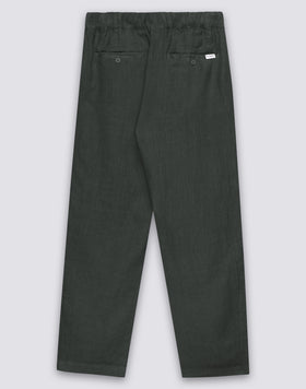 MEN'S ELASTIC WAISTED LINEN TROUSERS
