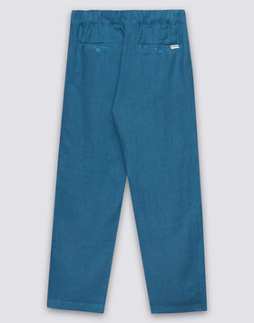 MEN'S ELASTIC WAISTED LINEN TROUSERS