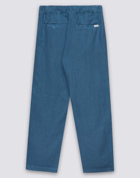 MEN'S ELASTIC WAISTED LINEN TROUSERS