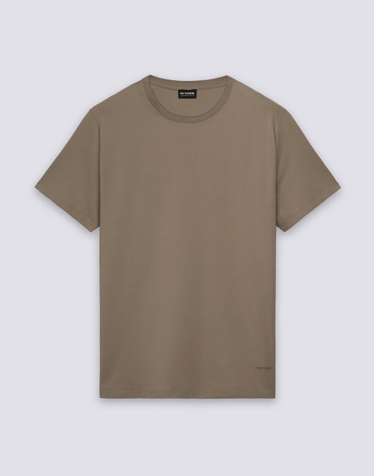 CAMISETA DE CUELLO REDONDO PARA HOMBRE EN JERSEY TÉCNICO