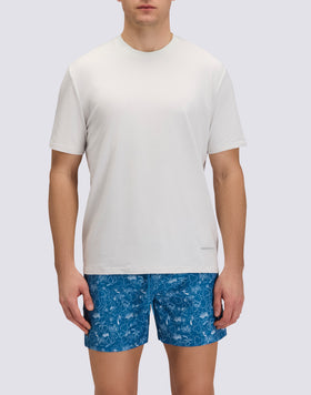 T-SHIRT HOMME À COL ROND EN JERSEY TECHNIQUE