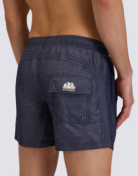 BAÑADOR CORTO PARA HOMBRE CON CINTURA ELÁSTICA GOLDENWAVE EN LINO RECICLADO