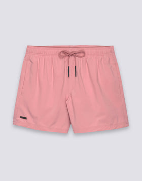 MAILLOT DE BAIN COURT POUR HOMME GOLDENWAVE AVEC TAILLE ÉLASTIQUE, COULEUR UNIE 4WAY STRETCH