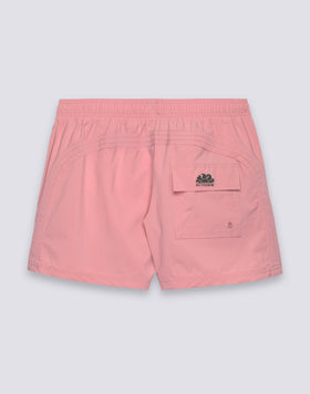 MAILLOT DE BAIN COURT POUR HOMME GOLDENWAVE AVEC TAILLE ÉLASTIQUE, COULEUR UNIE 4WAY STRETCH