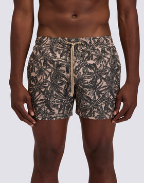 GOLDENWAVE MEN'S SHORT SWIMSUIT WITH CAMO PALM PRINT