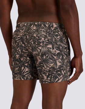 GOLDENWAVE MEN'S SHORT SWIMSUIT WITH CAMO PALM PRINT