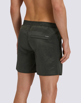 BAÑADOR LARGO PARA HOMBRE GOLDENWAVE CON CINTURA SEMIELÁSTICA DE NYLON RIPSTOP