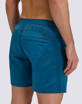 GOLDENWAVE MEN'S LONG SWIMSUIT WITH SEMI-ELASTIC WAIST IN RIPSTOP NYLON