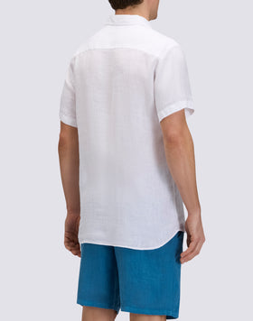 MEN'S SHORT-SLEEVED LINEN SHIRT