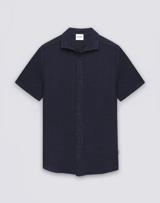 CAMICIA UOMO IN LINO A MEZZE MANICHE