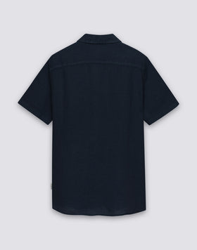 CHEMISE EN LIN À MANCHES COURTES POUR HOMME