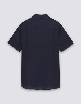 MEN'S SHORT-SLEEVED LINEN SHIRT